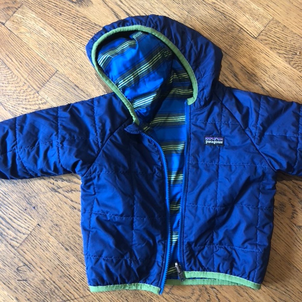 Patagonia 12-18 month Nano puff hooded jacket